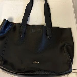 Leather Coach tote